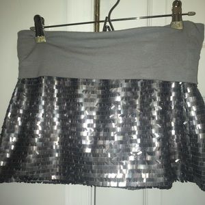 Matte sequins Bebe skirt small